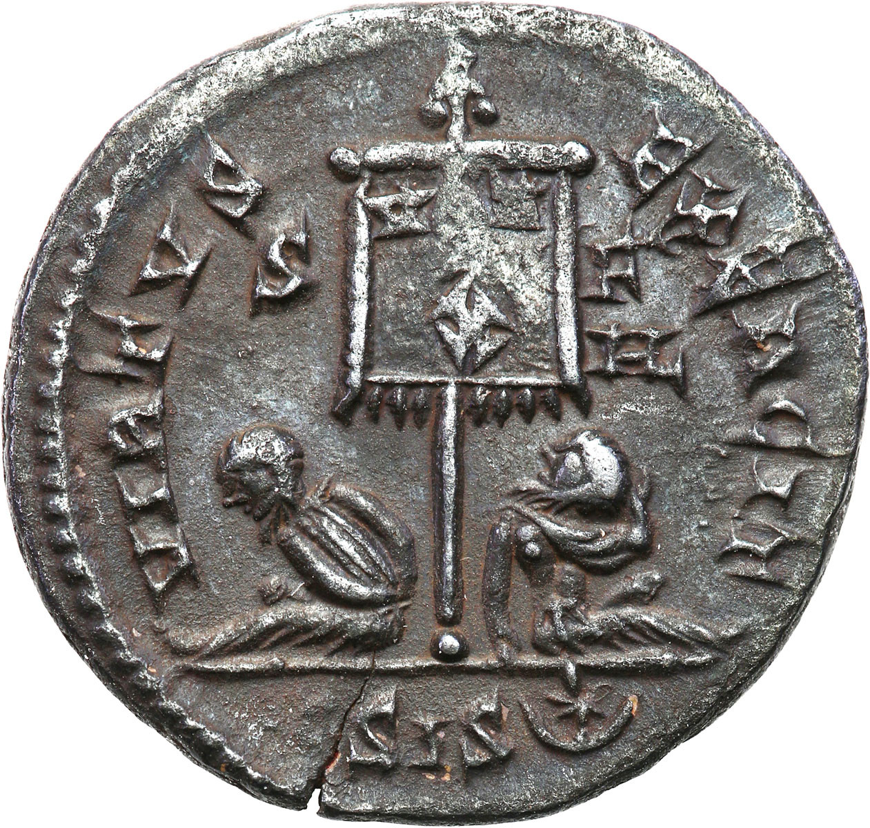 Cesarstwo Rzymskie, Follis, Kryspus 317 – 326 n. e. , Siscia – PIĘKNY I RZADKI